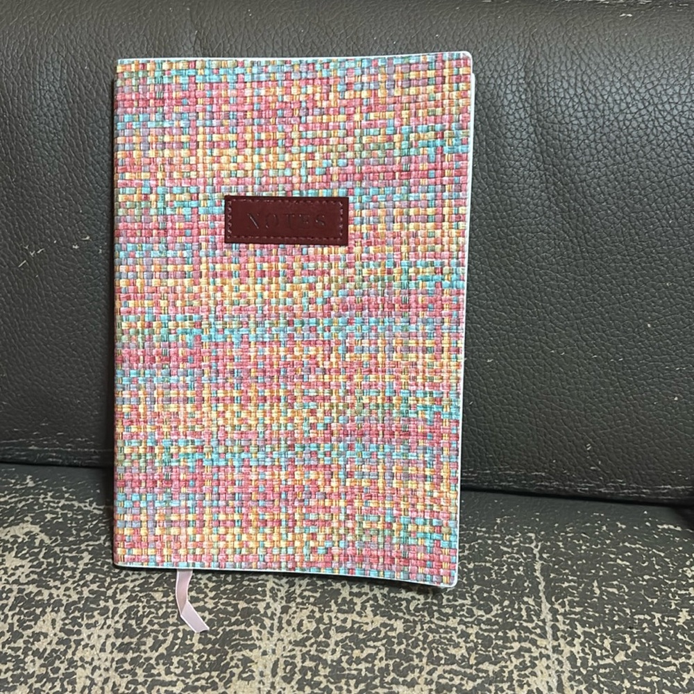 Colorful Woven Notebook